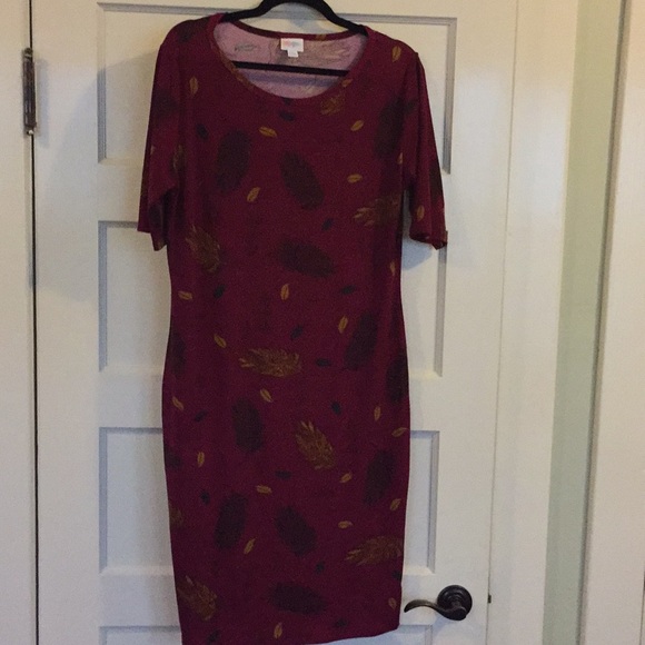 LuLaRoe Julia XL. Worn once. - Picture 2 of 3